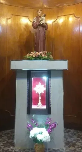 La imagen de San Antonio en nuestro templo